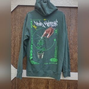 Your Highness Imagination Green Full Zip Hoodie Mens M